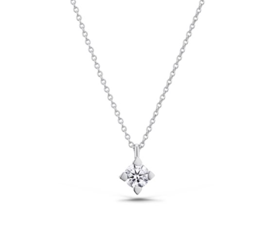 Halskette X-Diamond Dame Punto Luce in Weißgold Diamante Lab Grown 0.40 Ct LXD00CL006R4BI040 - LXD00CL006R4BI040